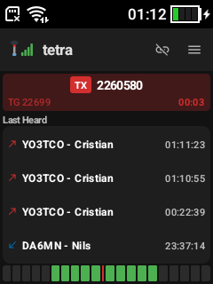 TETRALink Transmitiendo